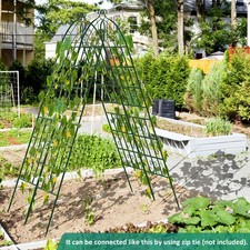 Metal Garden Trellis for Climbing Plants 4 Pack Fence Trellis Panels