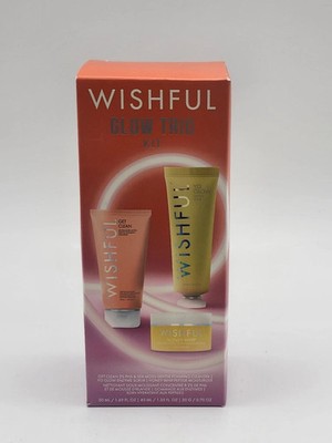 Wishful Glow Trio Kit ~ Includes Yo Glow Enzyme Scrub, Get Clean & Honey Whip