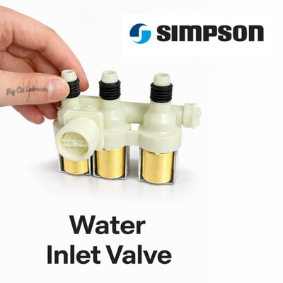 GENUINE Simpson Inlet Valve SWT1012A 91304112701 10kg Ezi Sensor Top Loader
