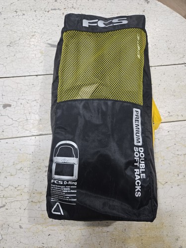 FCS Premium Double Soft Rack, designed for transporting multiple surfboards...