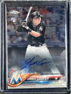 Cooper, Garrett - 2018 Topps Chrome - Autograph - INV4