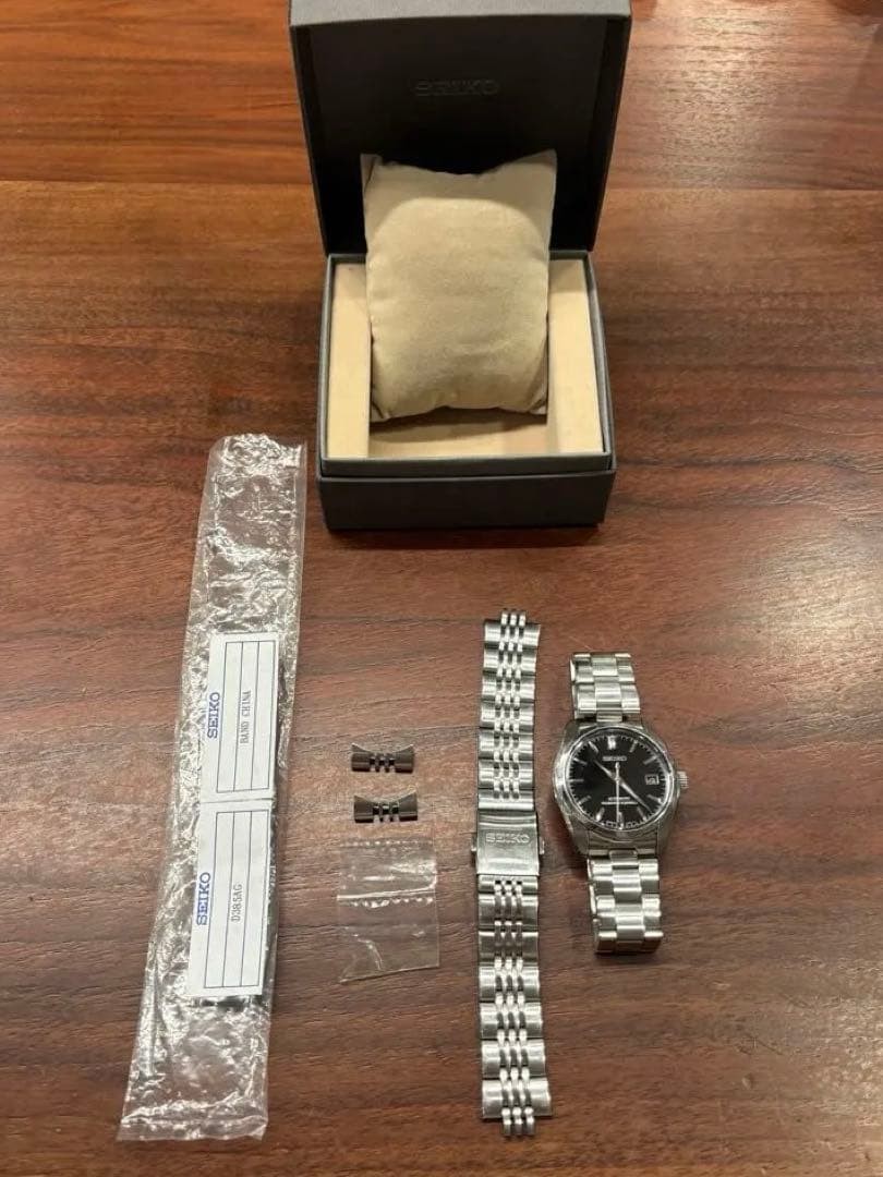 Seiko 6R15-00A0 SCVS003 Date Stainless Steel Automatic Mens Watch Auth Works