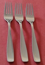 3 WMF Cromargan LINE (older) Stainless DINNER FORKS Germany 7 5/8" Free Ship