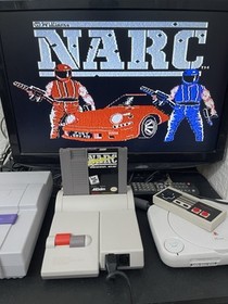 NARC (Nintendo Entertainment System, 1990) Authentic NES Cleaned & Tested ‼️
