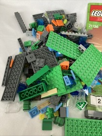 Lego 21134 Minecraft The Waterfall Base Incomplete Bricks Pieces Parts Manuals