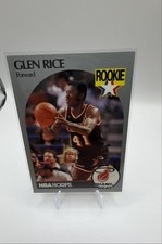 1990-91 NBA Hoops - Glen Rice #168 (RC) Miami Heat