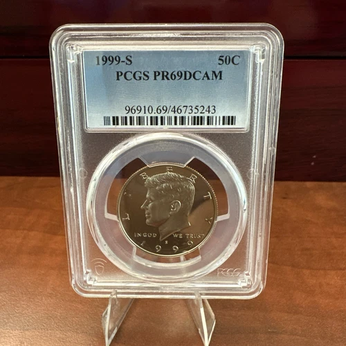 1999 S Clad Proof Kennedy Half Dollar PCGS PR69DCAM