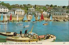 Cornwall. ST MAWES & Idle Rocks Hotel,A3C. Harvey Barton of Bristol Unposted