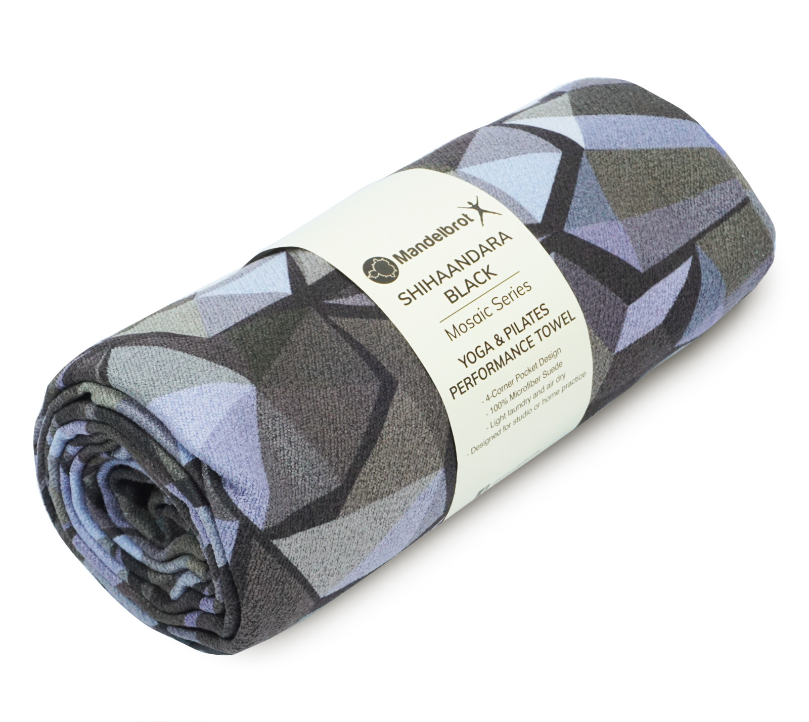 | Non-slip Mat Towel Ideal For Hot Yoga, Bikram, And Pilates
