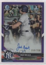 2018 Bowman Draft Chrome Pick Purple Refractor 159/250 Josh Breaux Auto 0q41