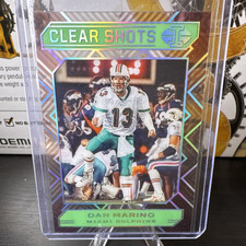 Panini Illusions 2020 Clear Shots Dan Marino Miami Dolphins #13 Football Card