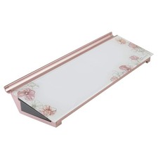 Quartet Glass Dry Erase White Board 18"W x 6"H, Compact Desktop Whiteboard with