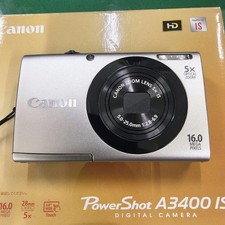 Canon PowerShot A3400 IS Digital Camera 16MP 5x Zoom Compact HD Model