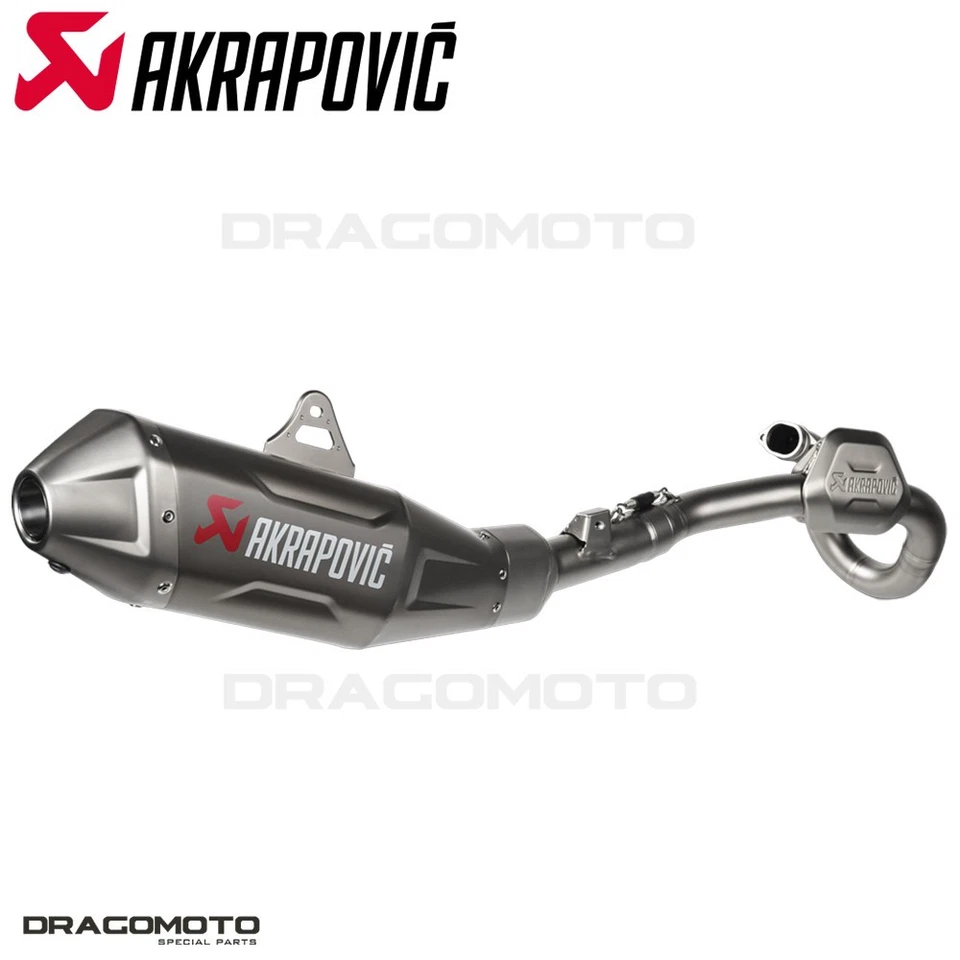 Scarico completo HONDA CRF 450 R 50th Anniversary 2023 AKRAPOVIC Titanio RC S... - Imagem 2 de 4