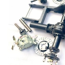Produktbild - Hinterachse mit Differential robustes Design Antriebsachse für Garage, Bastler