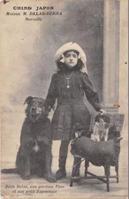 CPA 13 MARSEILLE RUE REPUBLIQUE MAISON M.DALAS SERRA ZELIE DALAS SON GARDIEN FIN