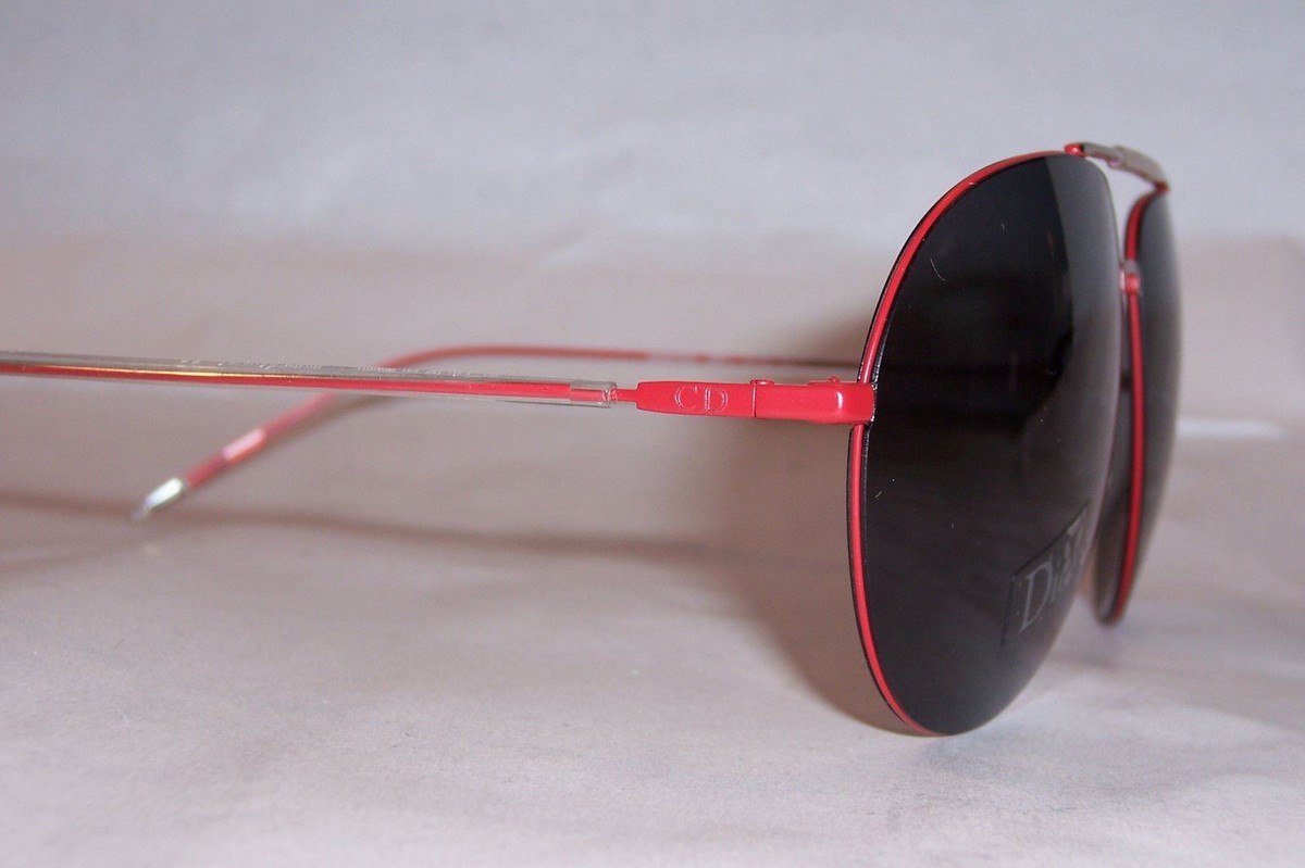 NEW DIOR HOMME DIOR 0195/S J5M-Y1 RED/GRAY SUNGLASSES AUTHENTIC