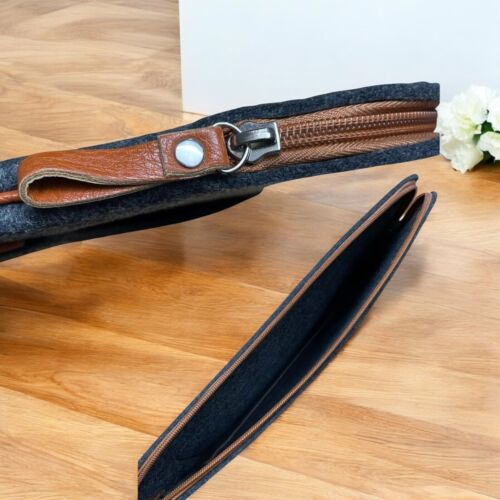 Felt Sleeve Bag Case 15.6 inch For Laptop MacBook Dell Samsung Tablet iPad Cover - Picture 10 of 11