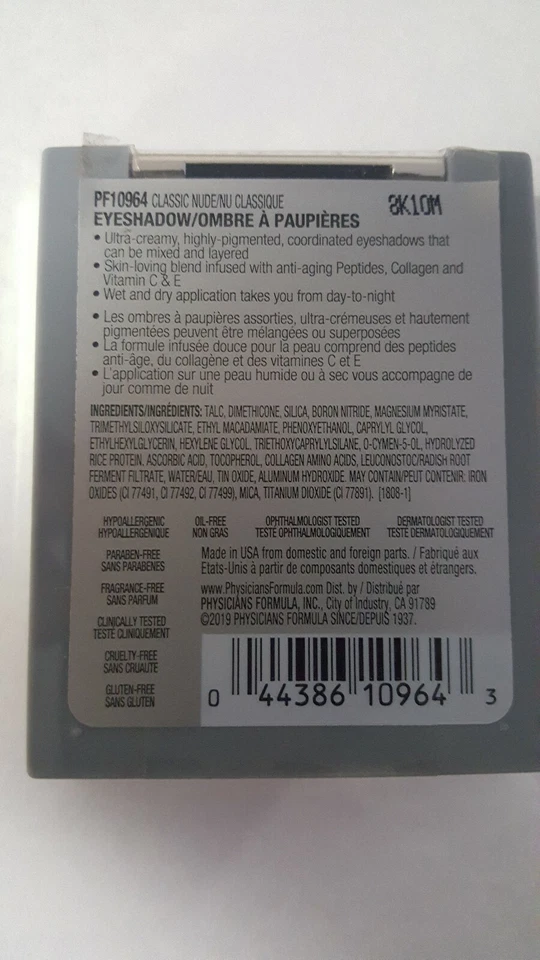 NIP PHYSICIAN'S FORMULA 3 Health Lip Velvet Finish Tu-Lip & Classic Nude Shadow  - Image 3 of 3