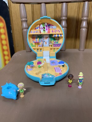 2 Polly Pocket Bluebird 1989 – Beach Party Complet – Lot Miniature Collection