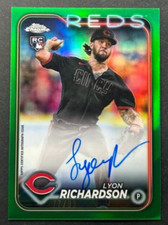 2024 Topps Chrome - Lyon Richardson #RA-LR Cincinnati Reds - RC Green AUTO /99