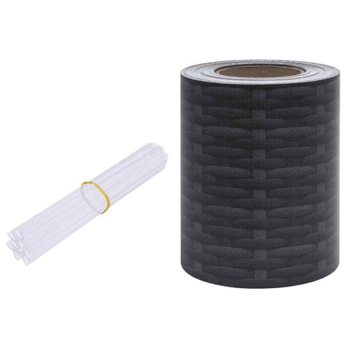 Outdoor Garden Privacy Screen PVC Decorative Fence Barrier 35/70x0.19m with clip - Picture 23 of 108