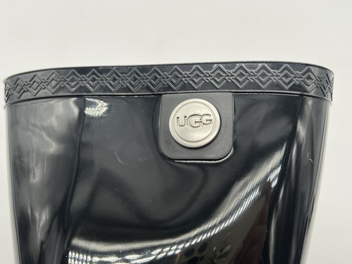 New UGG SIENNA RAIN Waterproof Boots For Women Sz 6 in BLACK GLOWSY - 第 4/14 張圖片