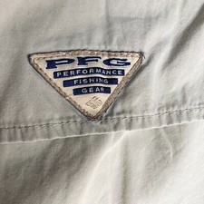 Columbia PFG Shirt Mens L Cargo Utility Vented Button Up Camp Fishing Outdoor