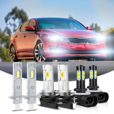 For Kia Optima 2011 2012 2013 6pcs Led Headlight Highlow Beam Fog Light Bulbs