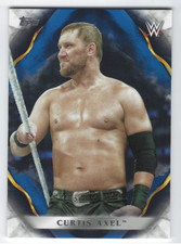 CURTIS AXEL 2019 TOPPS WWE UNDISPUTED BLUE PARALLEL /25
