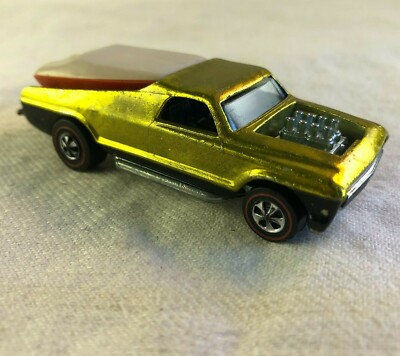 Original HOT WHEELS REDLINE 1969 SEASIDER with Boat made U.S.