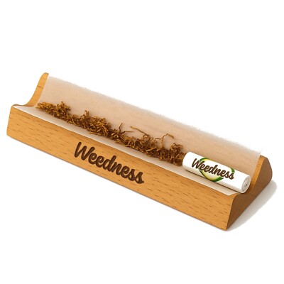 Weedness Joint Drehhilfe aus Ebenholz 110 mm für Long Paper Grow Drehunterlag