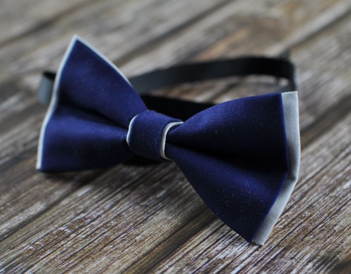 Baby Boy Kids 100% Cotton 2 Layers Bow Tie Wedding Pink NAVY BLUE Yellow Grey - Picture 8 of 88