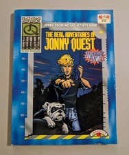 Real Adventures Of Jonny Quest Coloring & Activity Book - Vtg 1997 - Light Use