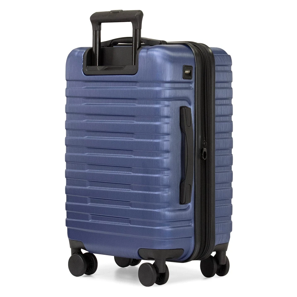 Equipaje de mano giratorio rígido de 22" U.S. Traveler Boren con puerto USB Foto 3 de 4