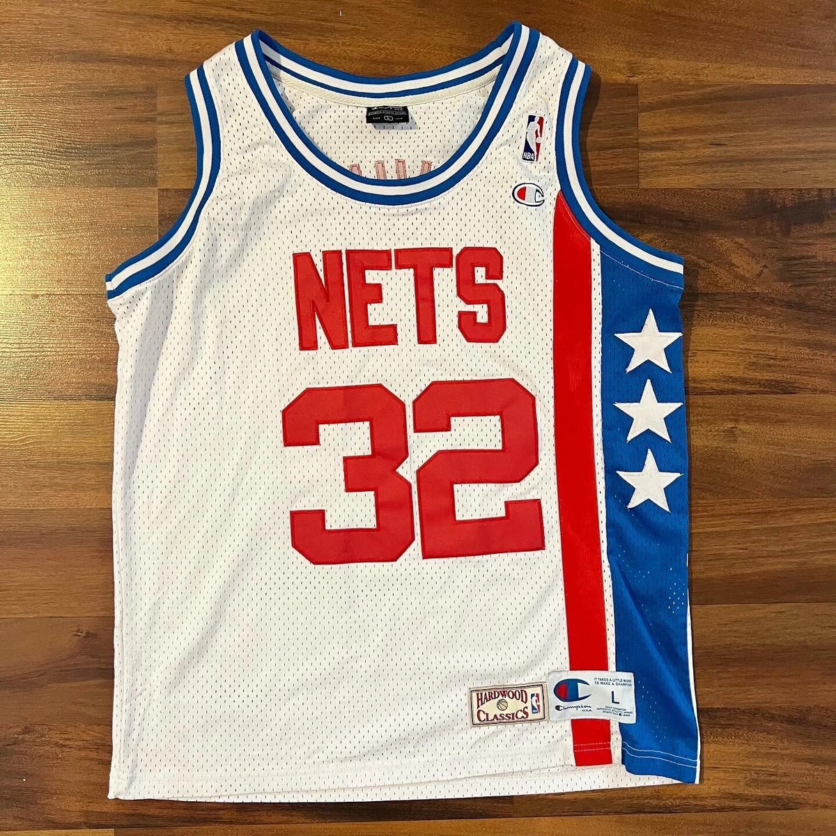 Julius Erving New Jersey Nets Hardwood Classics Throwback NBA Swingman  Jersey