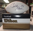 Curtis Martin #28 NY Jets Signed New Wilson Football