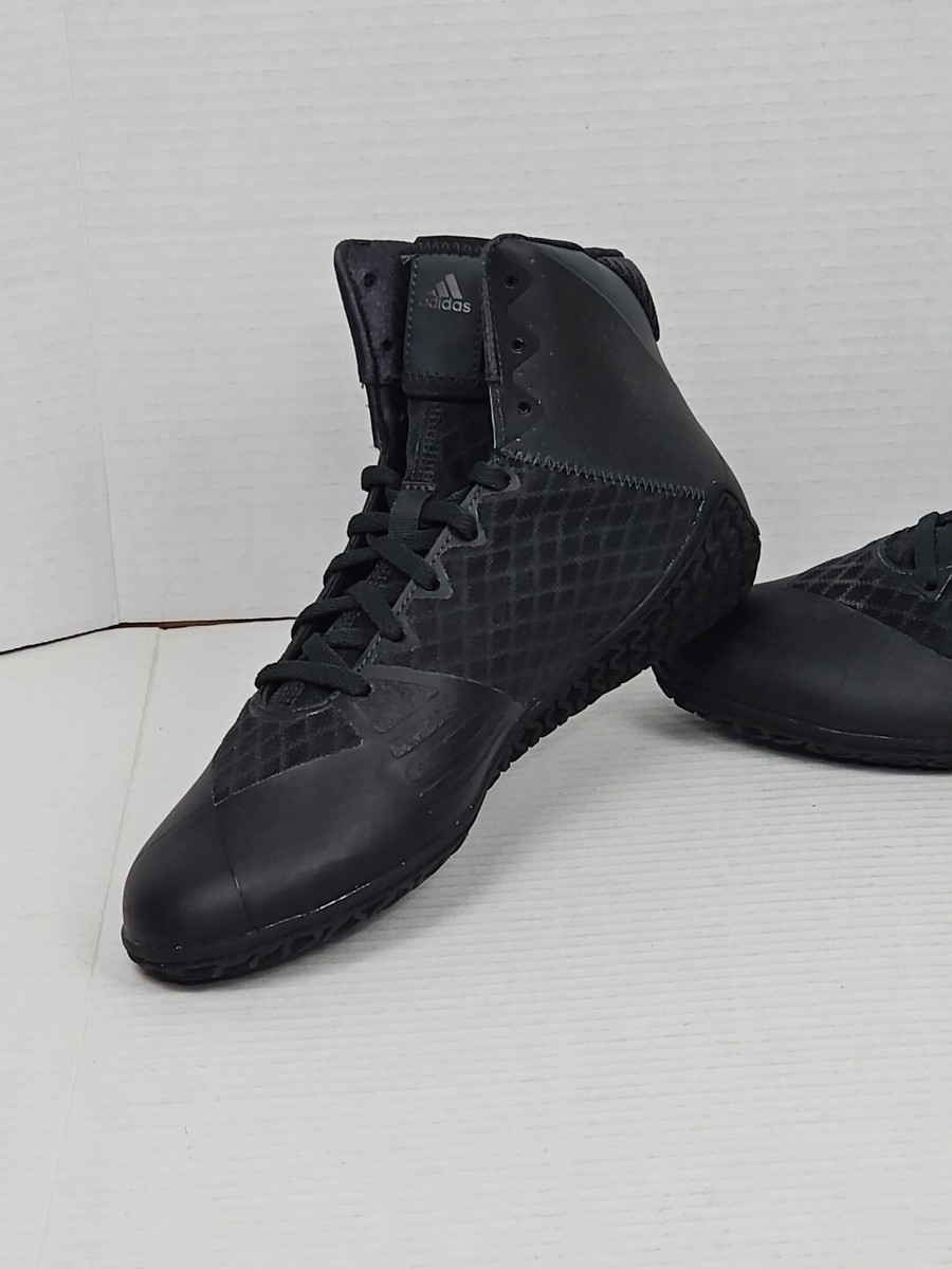 Adidas Mat Wizard 4 Carbon Black Wrestling Shoes AC6971  display picture 2