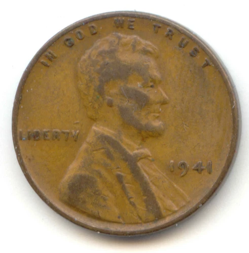 USA 1941 One Cent American Lincoln Wheat Penny 1c EXACT COIN