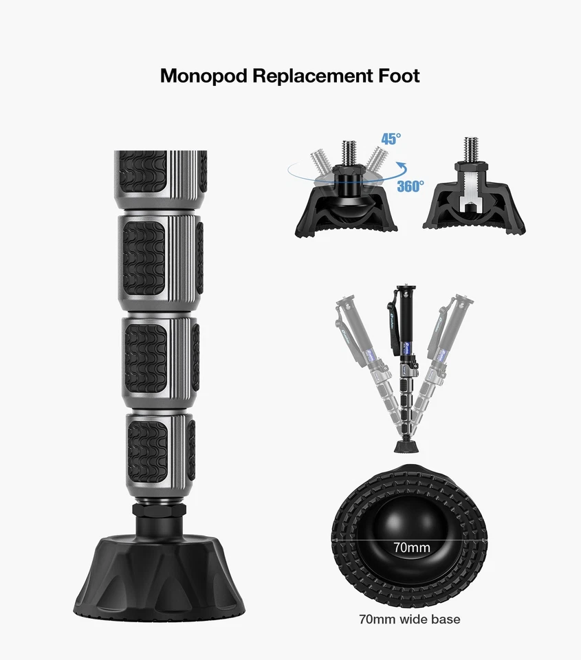 Leofoto MPC-366C Serie Carbon Fiber Monopod with Case | Water-Resistant - Image 4 of 4