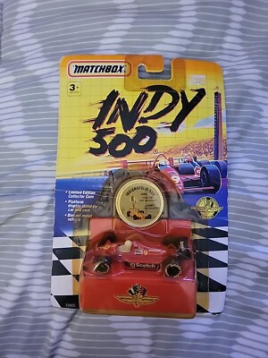 Matchbox Indy 500 Superfast #9 SCOTCH Racer + Johnny Rutherford Coin Sealed B1
