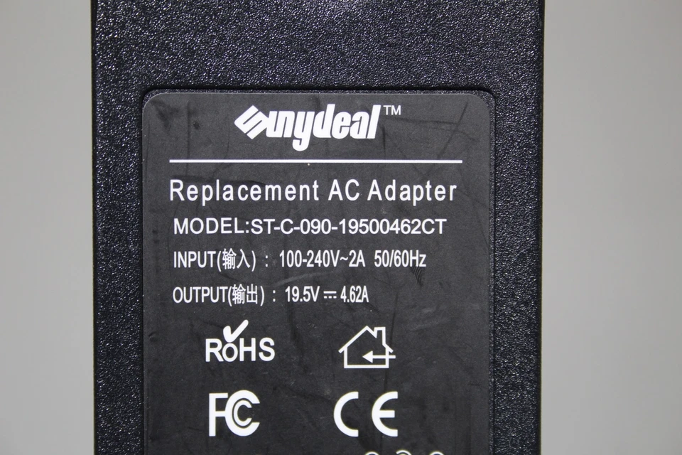 Sunydeal AC Adapter ST-C-090-19500462CT Used! - Image 4 of 4
