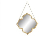 SPECCHIO APPESO A MURO LEGNO ORO ANTICATO CAMERA INGRESSO BAGNO ARREDO PARETI