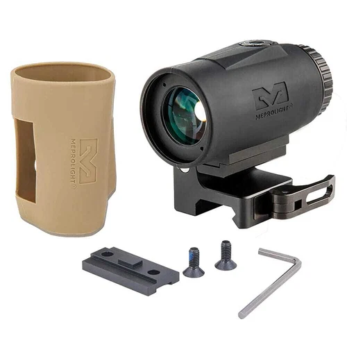 Meprolight MMX4 4x Micro Magnifier w/Quick-Flip Mount 8016000200 - Picture 1 of 1