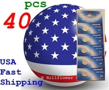 40 pcs CR1216 1216 LM1216 BR1216 Card 3V High Quality Lithium Battery