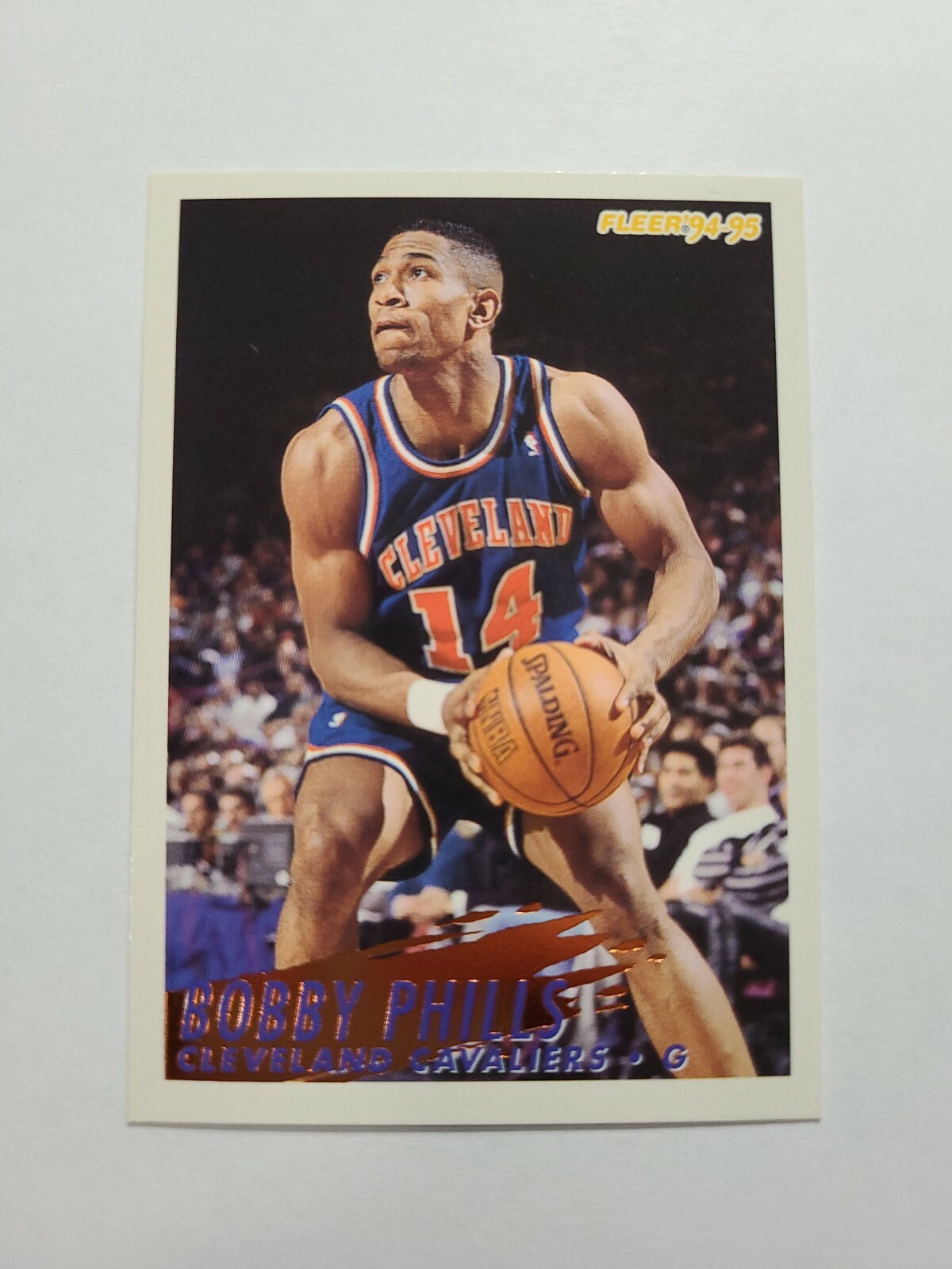 BOBBY PHILLS 1994-95 FLEER BASKETBALL CARD # 43 E8458