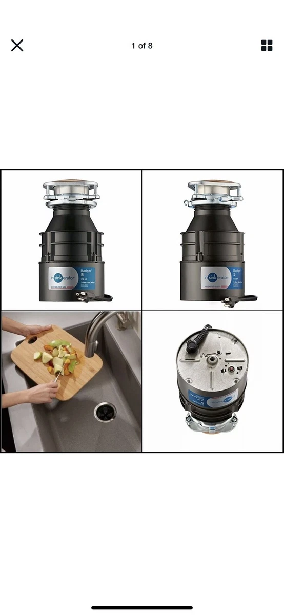 InSinkErator Badger 500 Standard Series 1/2 HP Continuous, 48 OFF