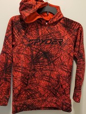 Spyder Hoodie Youth Kids Large Red Long Sleeve Pullover Hoodie Hooded Casual