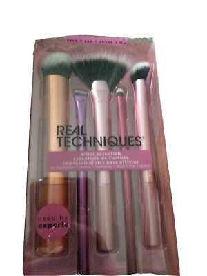 1 REAL TECHNIQUES Artist Essentials Brush Set ''RT-1895'' Free S&H 
