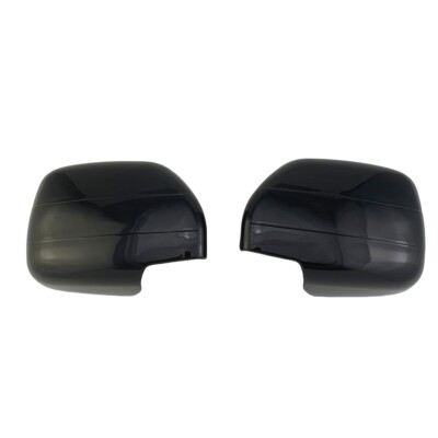 Black Car Side Mirror Covers Trim 1998-2007 For Toyota Land Cruiser LC100 FJ100